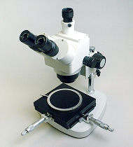 顕微鏡に設置