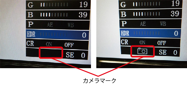 カメラマーク