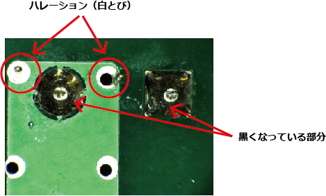 高輝度80灯白色LEDリング照明での観察