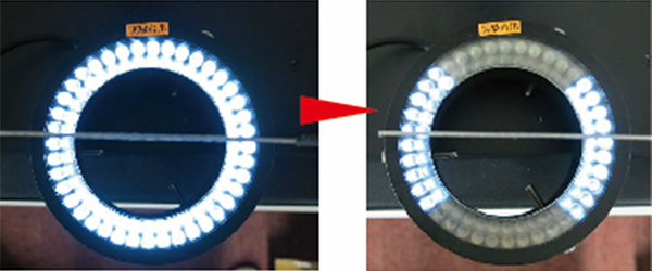 ４分割LEDリング照明の活用方法