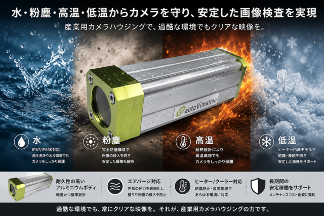 耐環境カメラハウジング