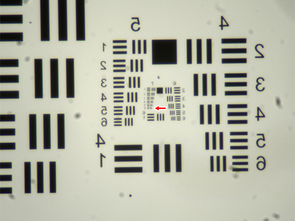 汎用レンズでミクロンオーダーを観察01