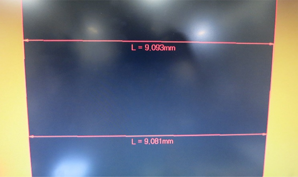 透過照明で寸法計測02
