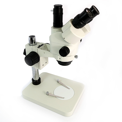 三眼式実体顕微鏡（接眼部・三眼部同時観察タイプ・照明無）　YM0745-RT3