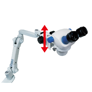 ズーム式実体顕微鏡 （スムースアーム付 粗動アングルタイプ）　AFN-405W