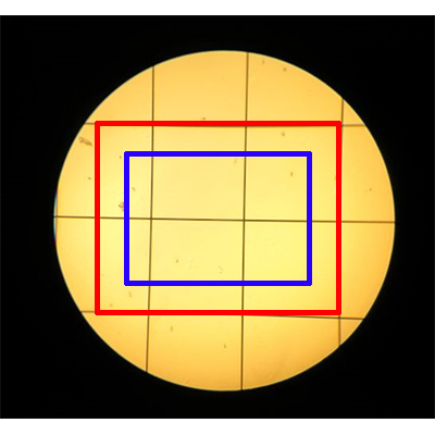 顕微鏡用カメラの視野と倍率の考え方