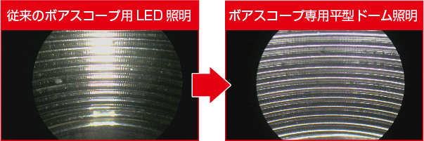 ボアスコープ用LED照明　使用例