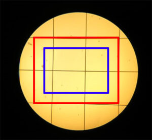 顕微鏡用カメラの視野について