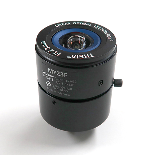 2.3mm超広角低歪固定焦点レンズ（500万画素対応） MY23F