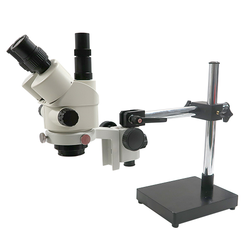3Dアーム付三眼実体顕微鏡 （重量スタンド）　YM0745RT3-GAS2